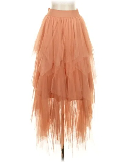 Pre-owned Flying Tomato Formal Skirt In Orange