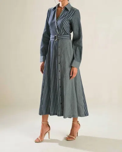 Flying Tomato Helena Dress In Denim