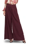 Flying Tomato High Waist Wide Leg Pants In Brown