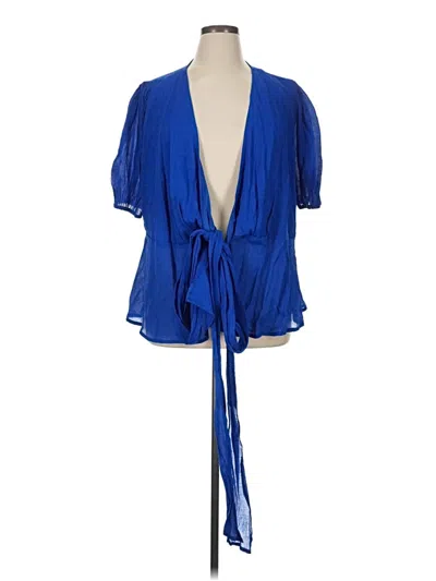 Pre-owned Flying Tomato Kimono In Blue