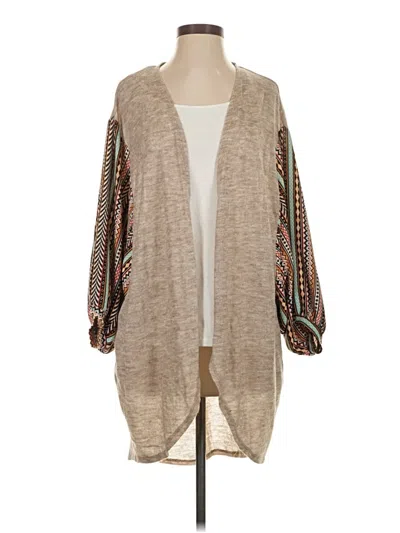 Pre-owned Flying Tomato Kimono In Brown