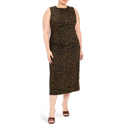 Flying Tomato Leopard Midi Dress