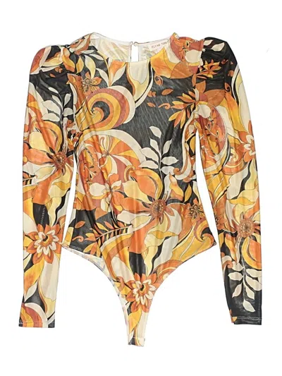 Pre-owned Flying Tomato Long Sleeve Blouse In Orange