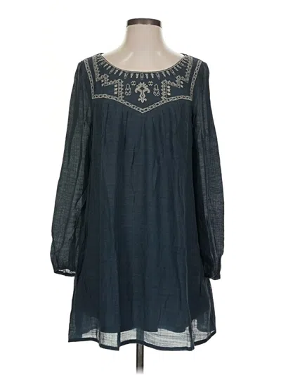 Pre-owned Flying Tomato Long Sleeve Blouse In Teal
