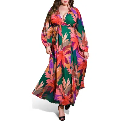 Flying Tomato Long Sleeve Maxi Dress