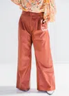 FLYING TOMATO MADE FOR MOCHA LEATHER PANT IN BROWN