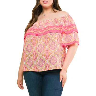 Flying Tomato Off-the-shoulder Top