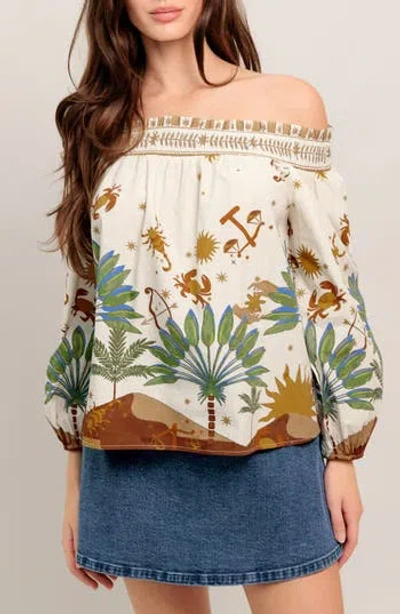 Flying Tomato Off The Shoulder Top In Multi