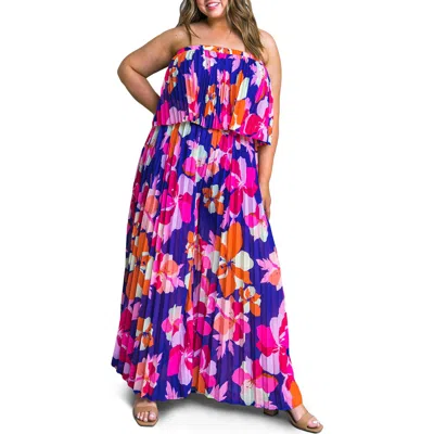 Flying Tomato Pleated Woven Jumpsuit