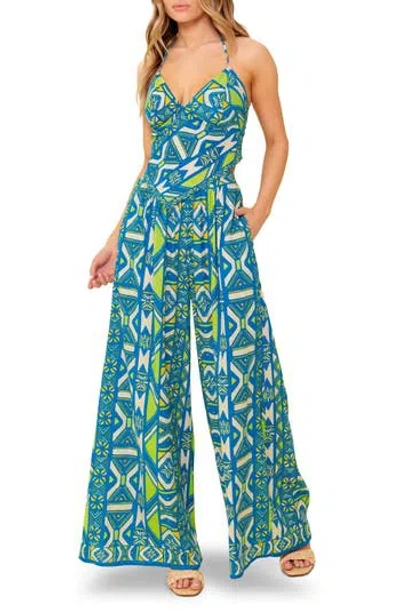 Flying Tomato Print Two-piece Set In Blue