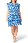 Flying Tomato Print Woven Minidress