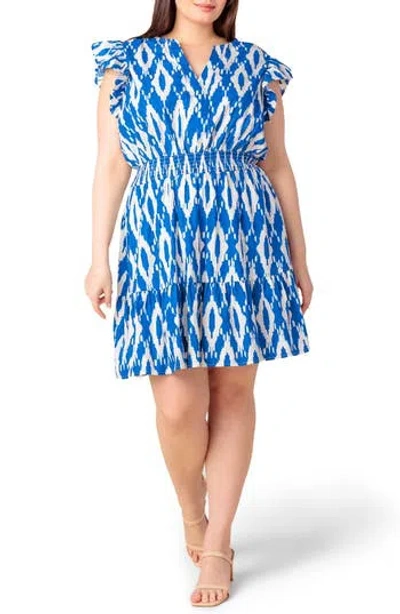 Flying Tomato Print Woven Minidress