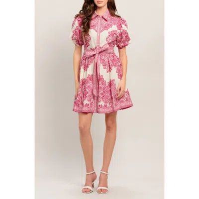 Flying Tomato Printed Minidress In Multi