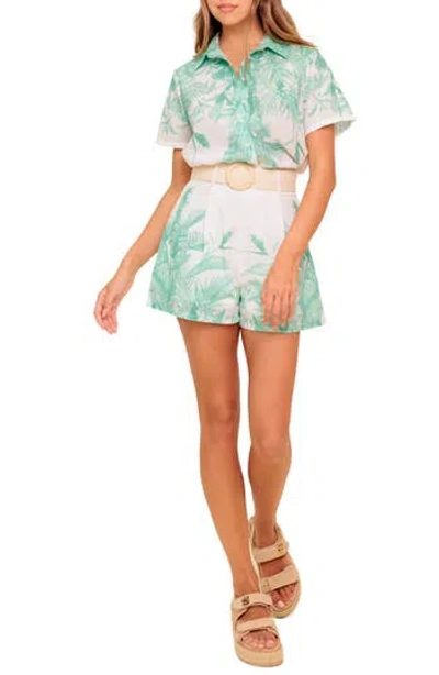 Flying Tomato Printed Shirt & Shorts Set In Multi