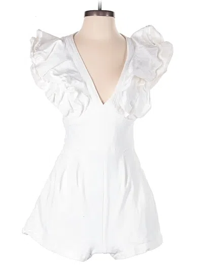 Pre-owned Flying Tomato Romper In White