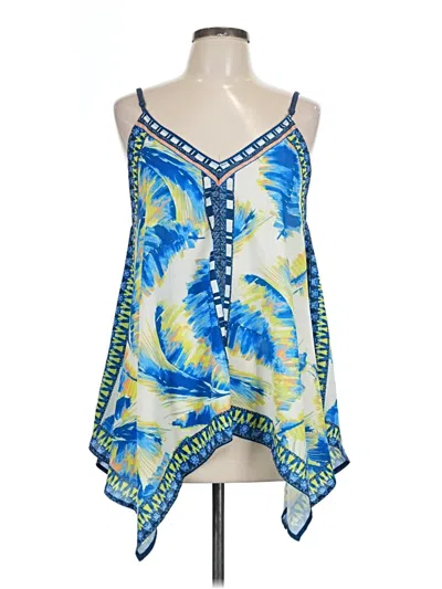 Pre-owned Flying Tomato Sleeveless Blouse In Blue