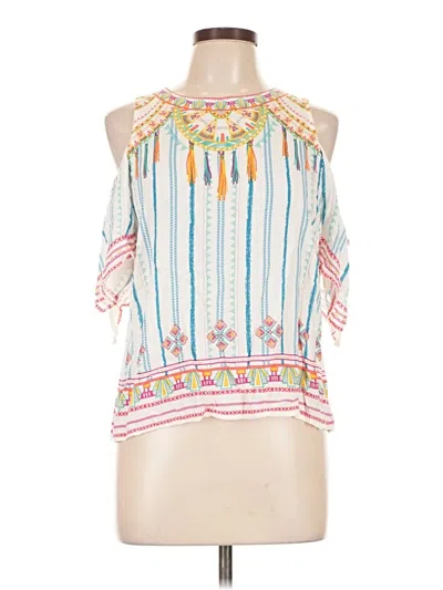 Pre-owned Flying Tomato Sleeveless Blouse In White