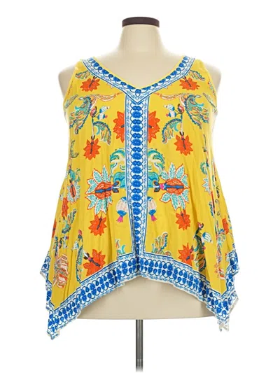 Pre-owned Flying Tomato Sleeveless Blouse In Yellow