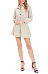 Flying Tomato Solid Romper In Stone