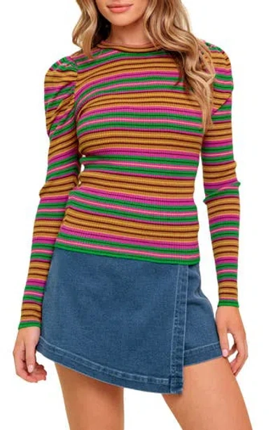 Flying Tomato Stripe Sweater In Multi
