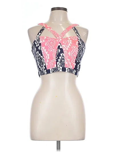 Pre-owned Flying Tomato Tank Top Pink Halter Neckline Tops