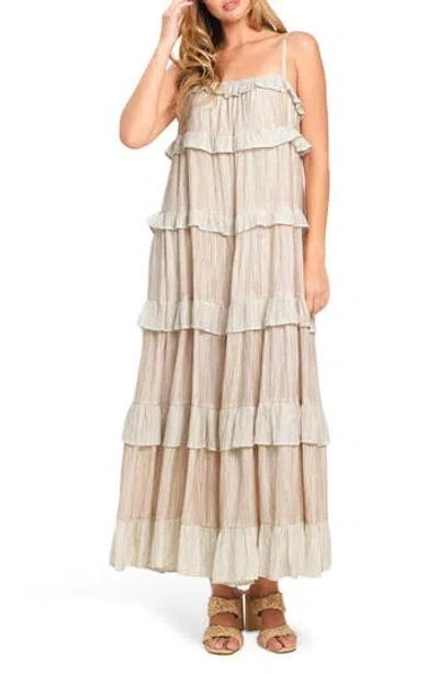 Flying Tomato Textured Maxi Dress In Neutral