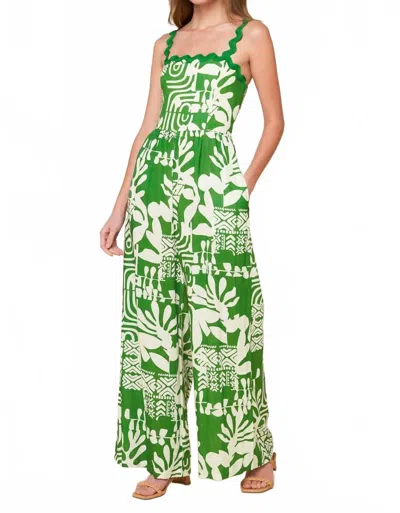 Flying Tomato The Molly Jumpsuit In Green