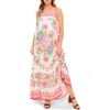 Flying Tomato Tie Strap Maxi Dress In Multi