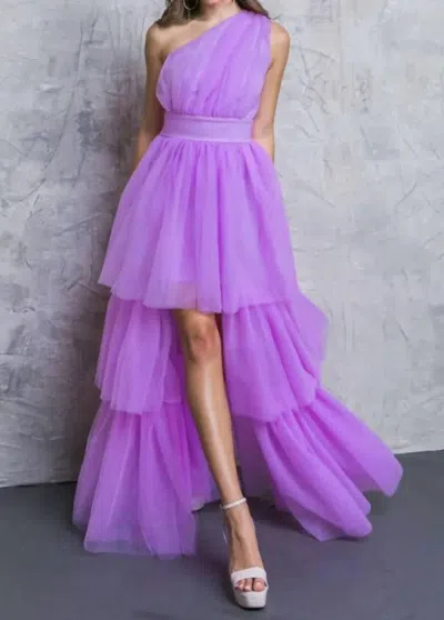 Flying Tomato Tulle Maxi Dress In Lavender In Purple