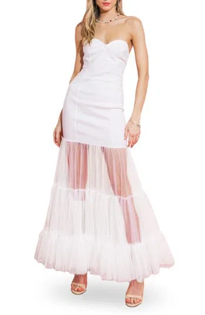 Flying Tomato Tulle Twill Dress