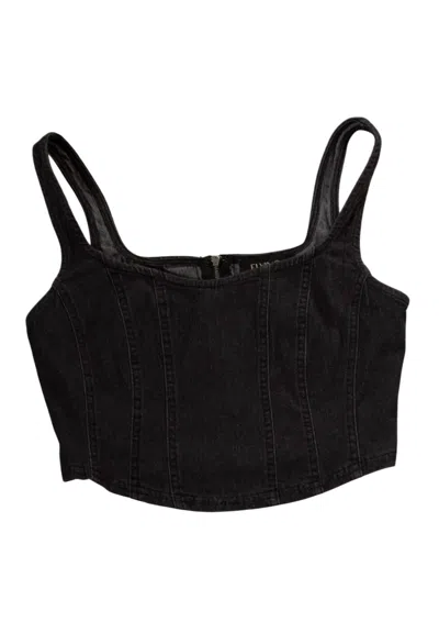 Flying Tomato Women's Tommie Crop Top In Black
