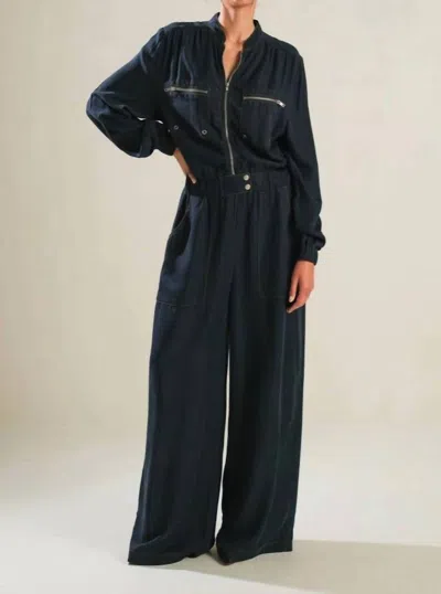 Flying Tomato Woven Jumpsuit In Black