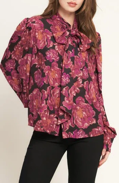 Flying Tomato Woven Long Sleeve Top In Pink