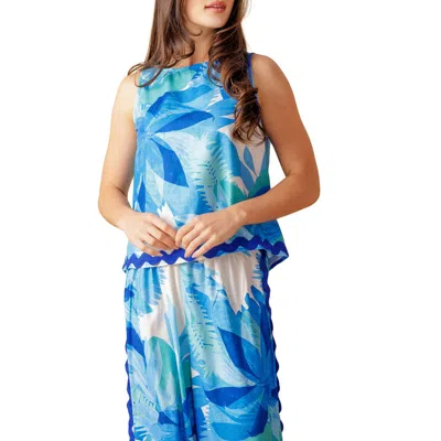 Flying Tomato Woven Sleeveless Top In Multi