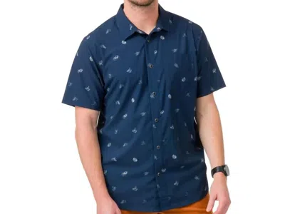 Flylow Gear Anderson Collared Shirt In Night/mist Seaside In Multi