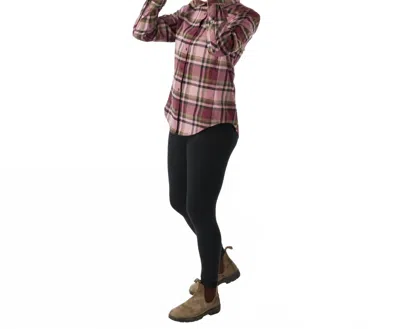 Flylow Gear Brigitte Tech Flannel Shirt In Dusty Iris In Multi
