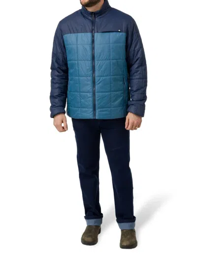 Flylow Gear Dexter Zip Up Jacket In Ocean/abyss In Multi