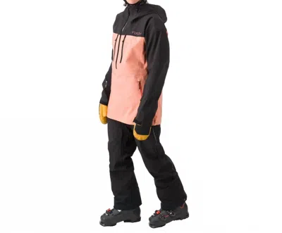 Flylow Gear Lucy Ski Anorak Jacket In Sundrenched/black In Multi