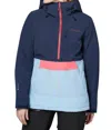 Flylow Gear Sarah Anorak Jacket In Night/alpine/chili In Multi