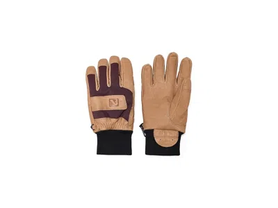 Flylow Insulated Winter Gloves Findings Hearth 1: Lg, Polyester In Brown