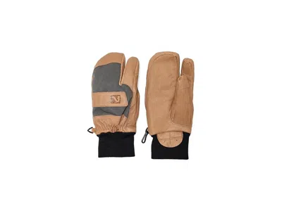Flylow Insulated Winter Gloves Findings Shadow: Lg, Polyester In Brown