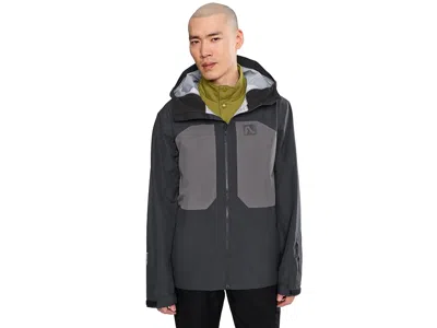 Flylow Knight Jacket Men's Clothing Black/shadow: Xl In Metallic
