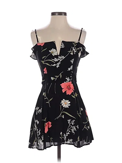 Pre-owned Flynn Skye Casual Dress In Black