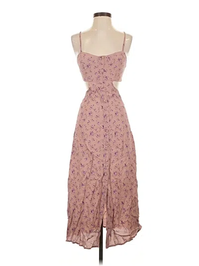 Pre-owned Flynn Skye Casual Dress In Pink