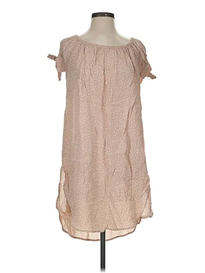 Pre-owned Flynn Skye Casual Dress In Tan