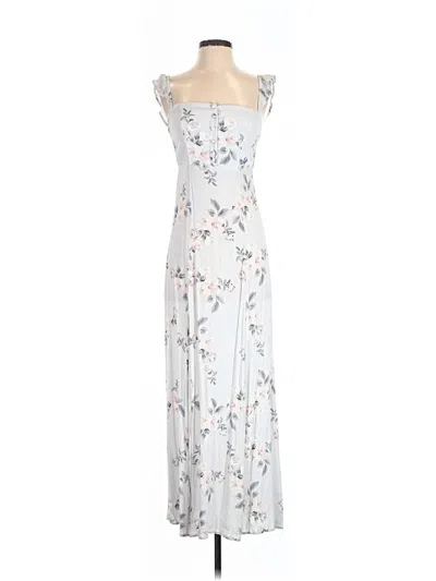 Pre-owned Flynn Skye Casual Dress In White