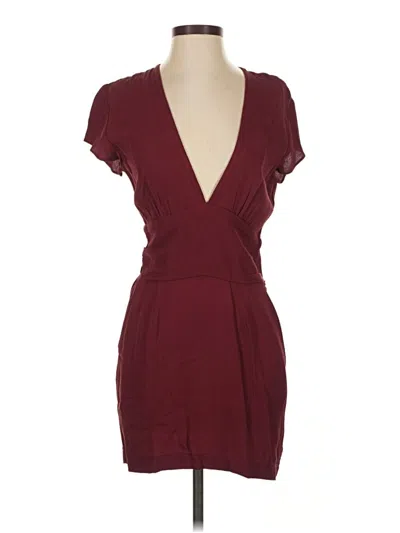 Pre-owned Flynn Skye Cocktail Dress In Burgundy