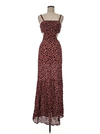 Pre-owned Flynn Skye Cocktail Dress In Burgundy