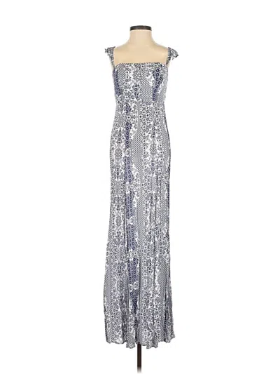 Pre-owned Flynn Skye Cocktail Dress In Silver
