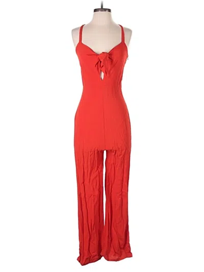 Pre-owned Flynn Skye Jumpsuit In Red